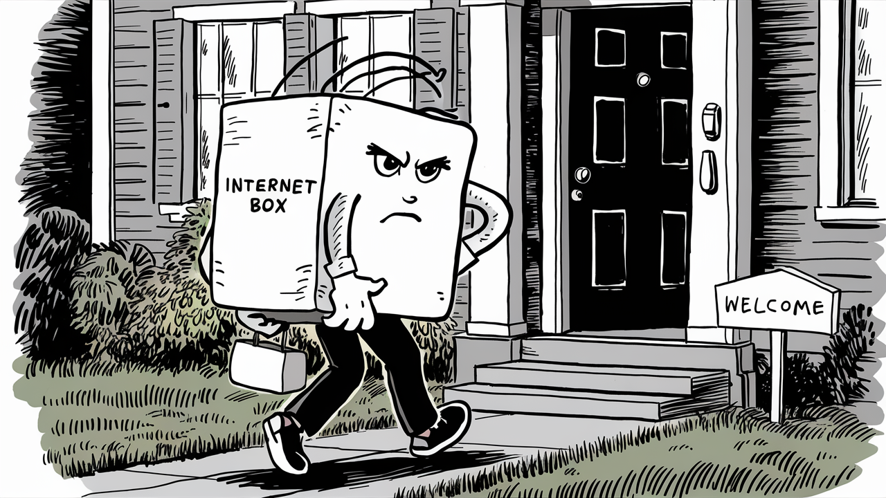 Can you take your Internet Box to Another House?