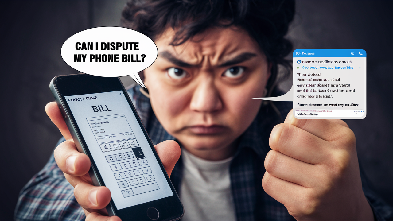 Can I dispute my phone bill?