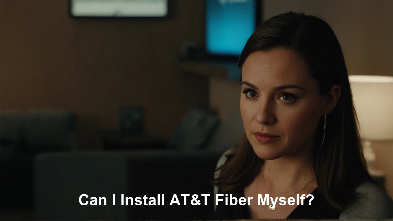 Can I install ATT fiber myself?