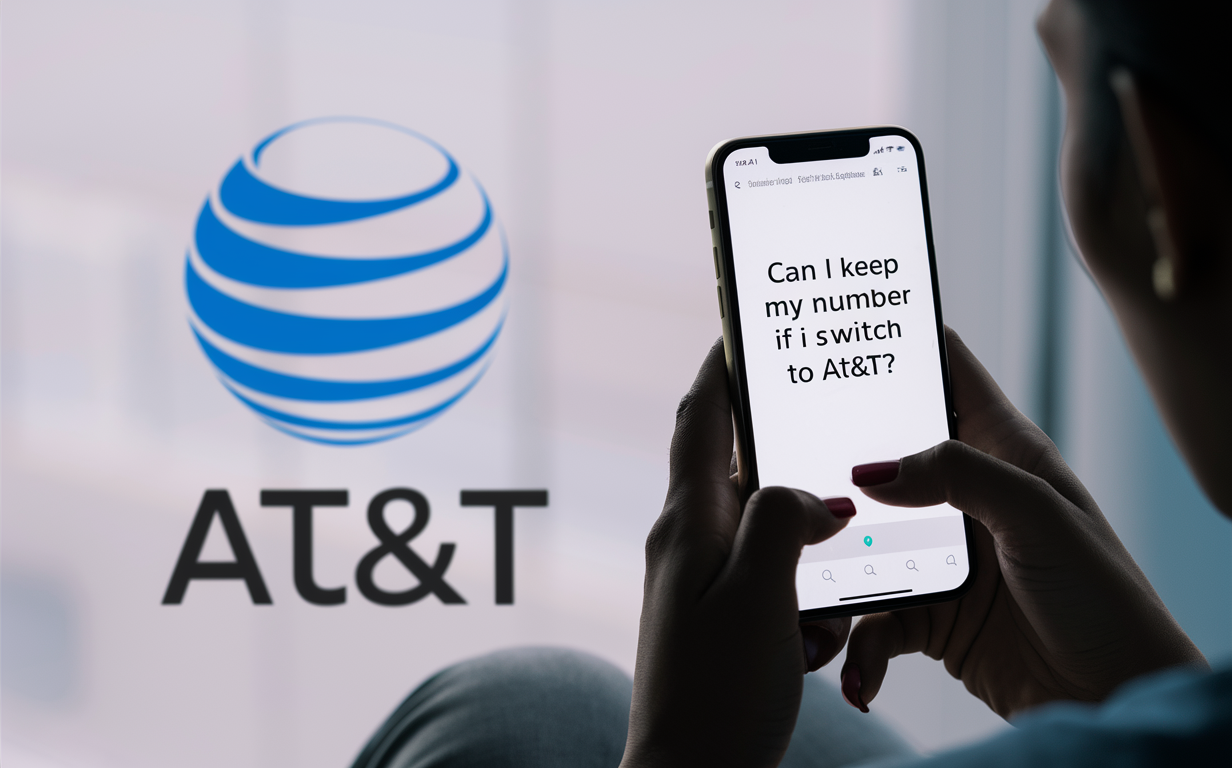 Can I keep my number if I switch to AT&T?