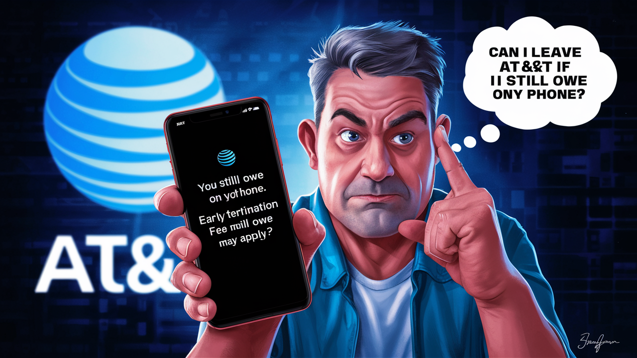 Can I leave AT&T if I still owe on my phone?