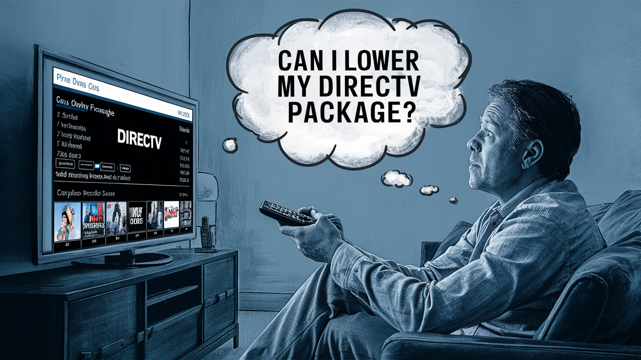 Can I lower my DIRECTV package?