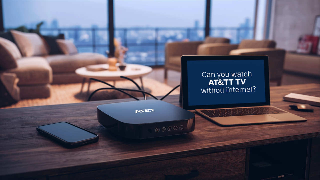 Can you watch AT&T TV without internet?