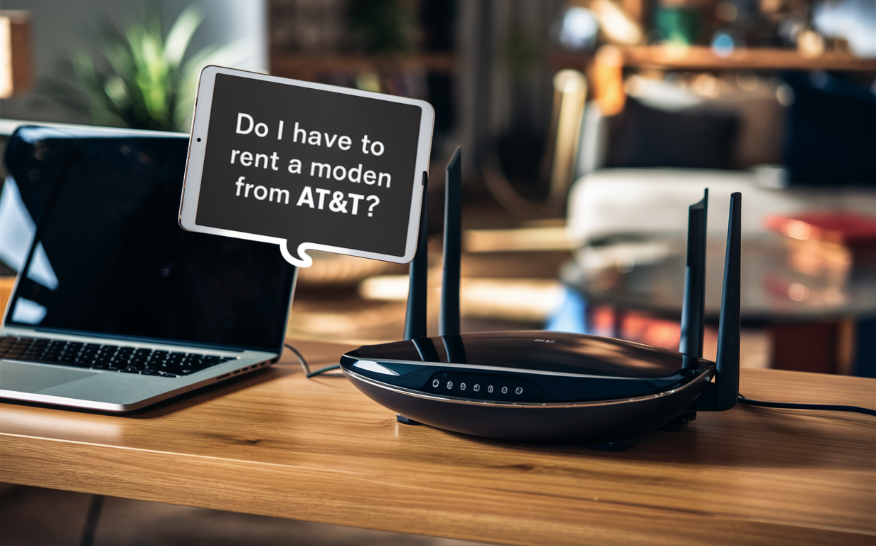 Do I have to rent a modem from AT&T?