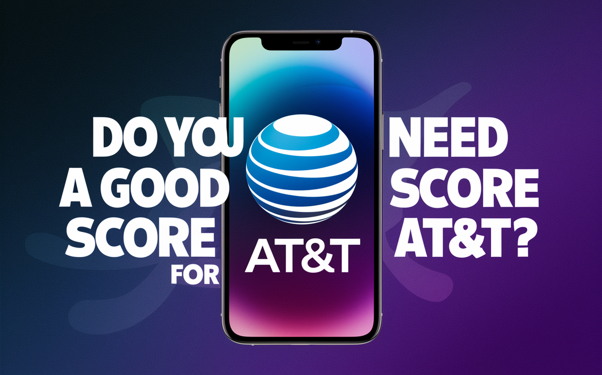 Do you need a good credit score for AT&T?