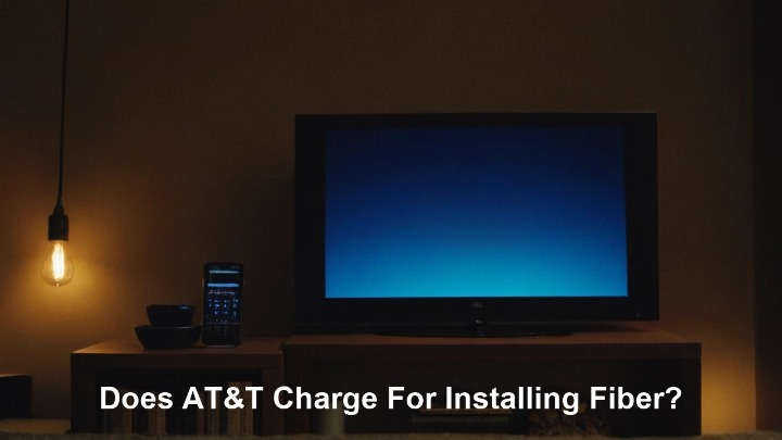 Does AT&T charge for installing fiber?