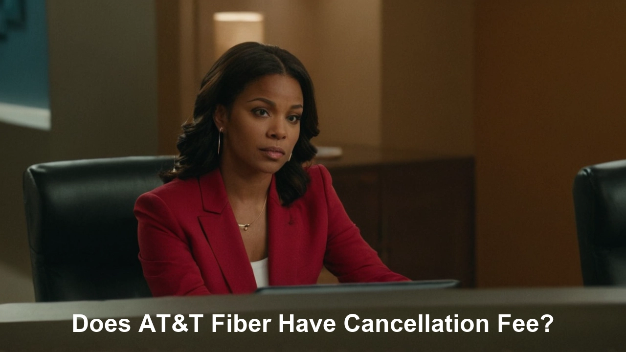 Does ATT Fiber have cancellation fee?