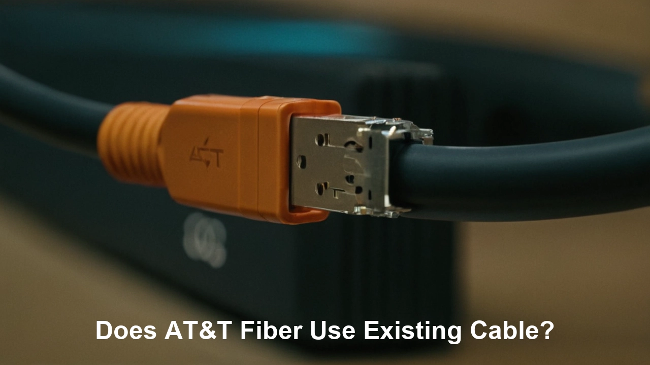 Does ATT fiber use existing cable?