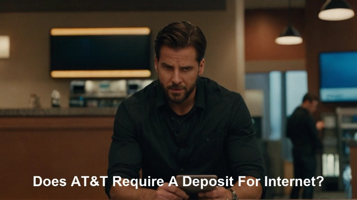 Does AT&T require a deposit for internet?