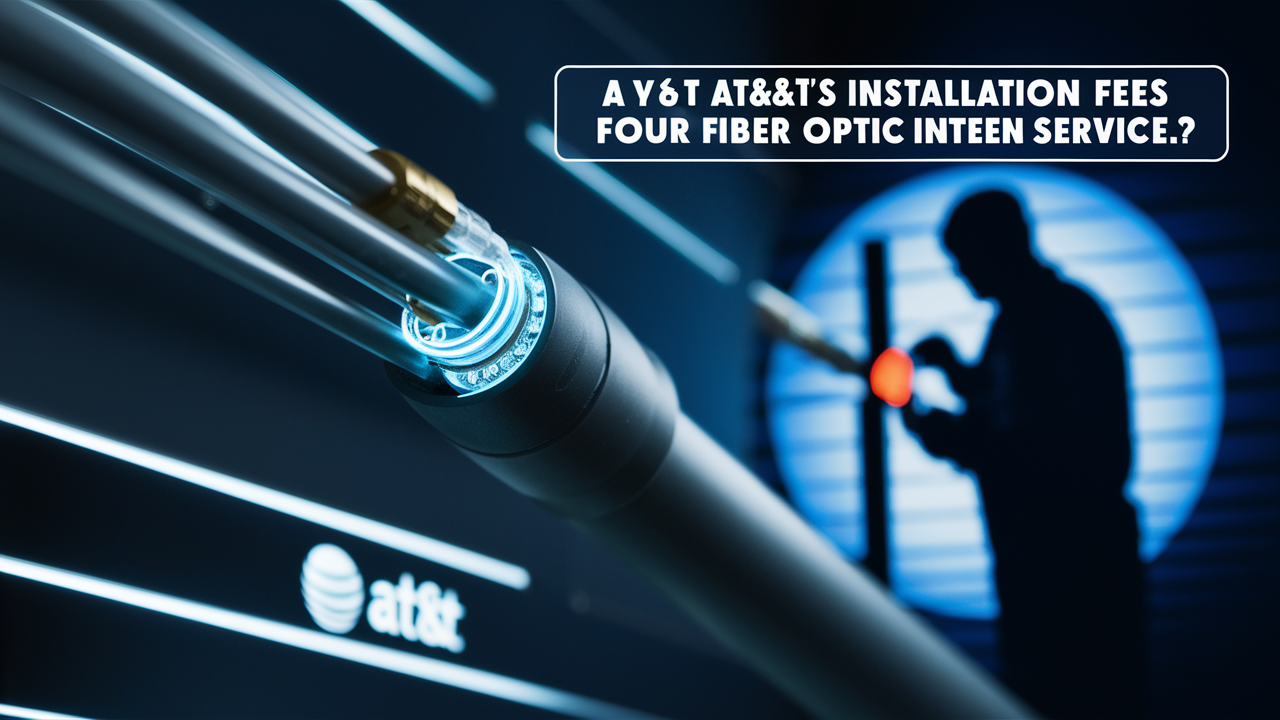 Does AT&T charge for installing fiber?