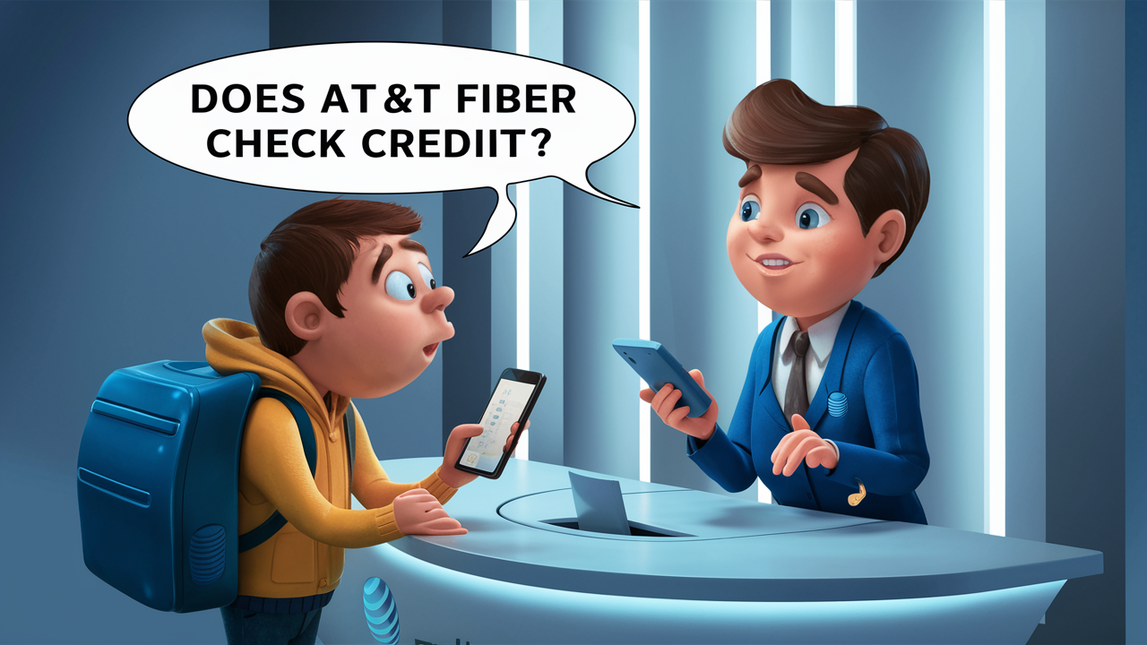 Does AT&T fiber check credit?