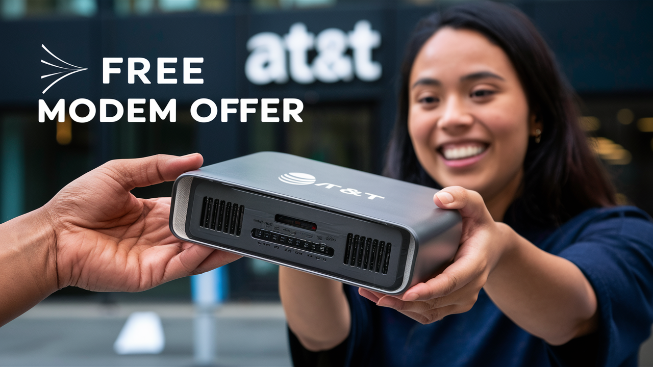 Does AT&T give free modems?