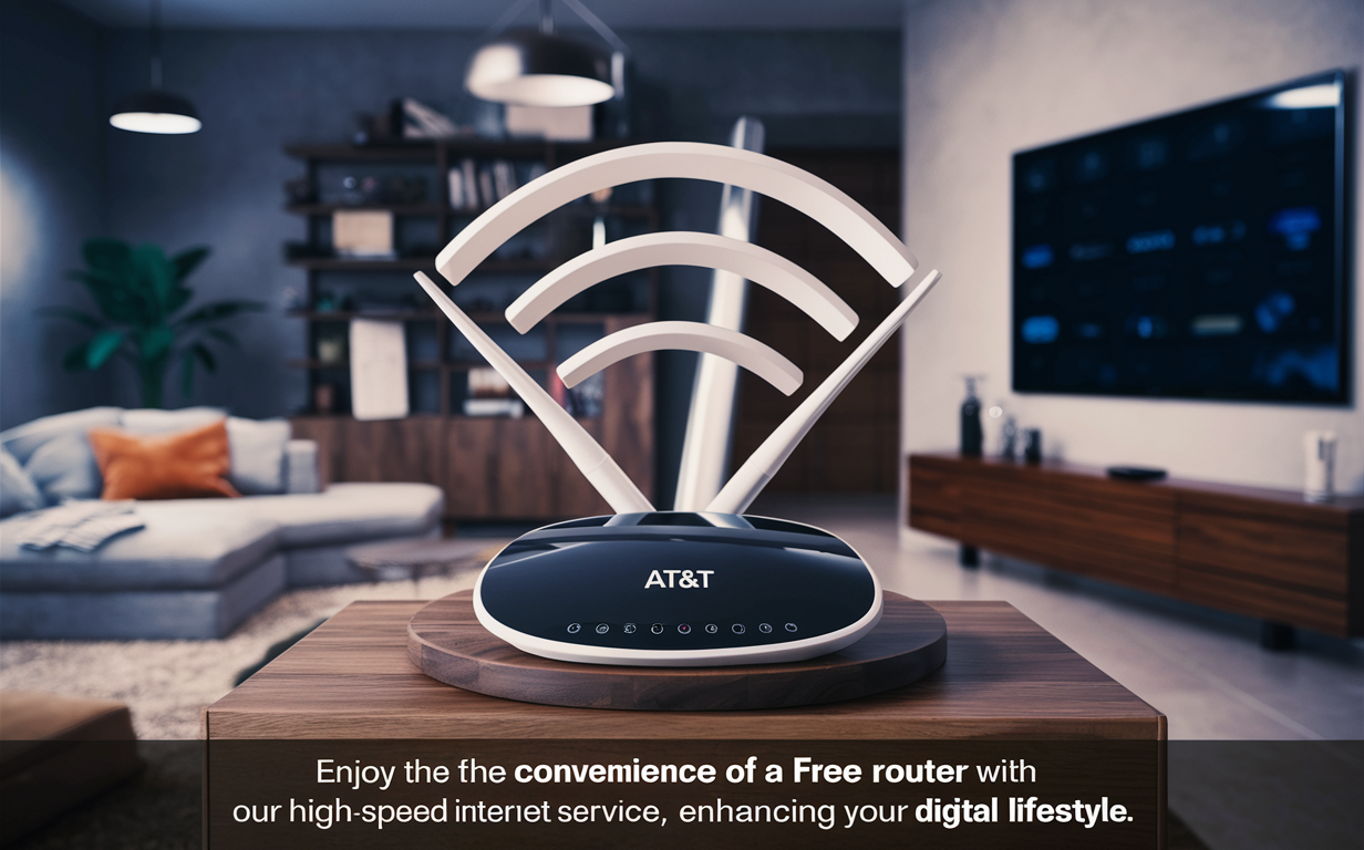 Does AT&T give you a free router?