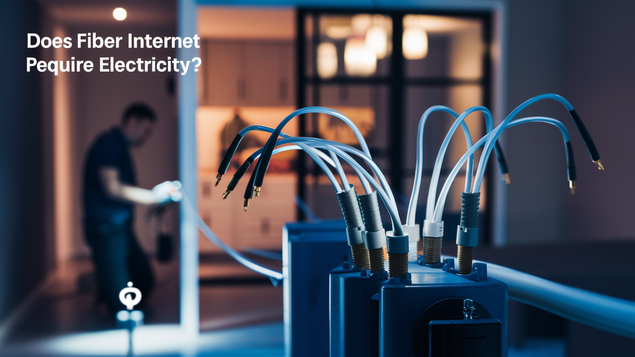 Does fiber internet require electricity?