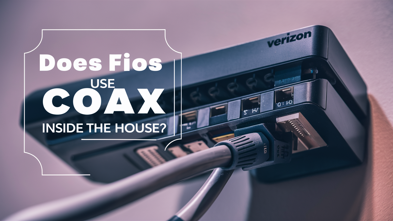 Does FiOS use coax inside the house?