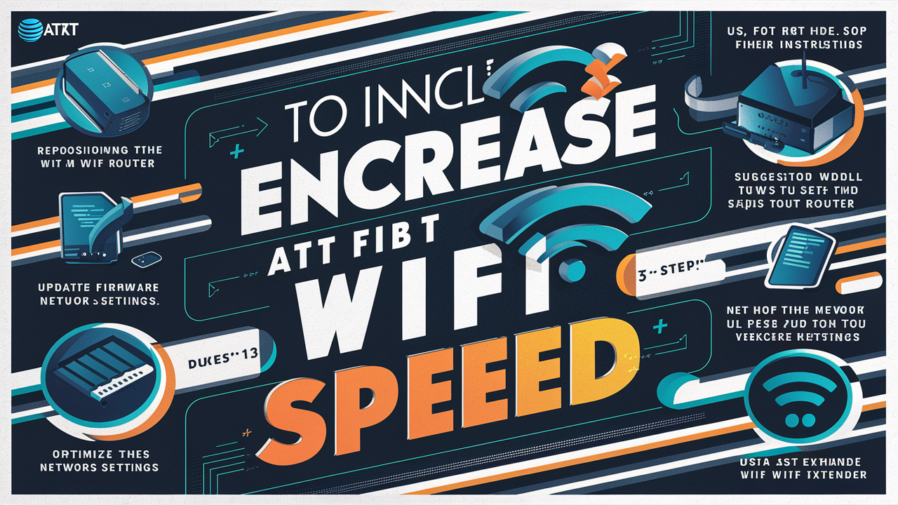 How can I increase my ATT fiber WiFi speed?