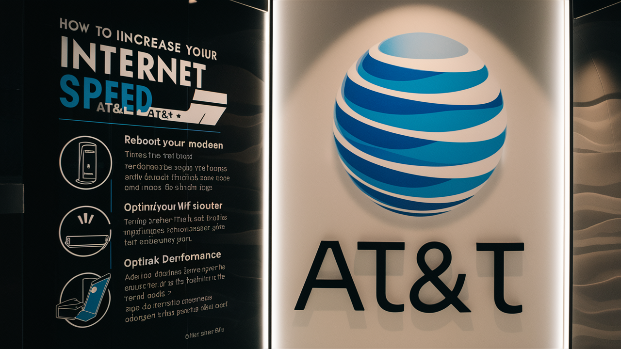 How can I increase my AT&T internet speed?