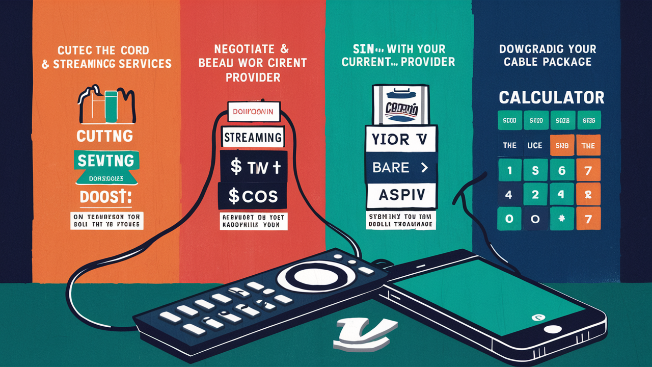 How can I reduce my TV cost per month?