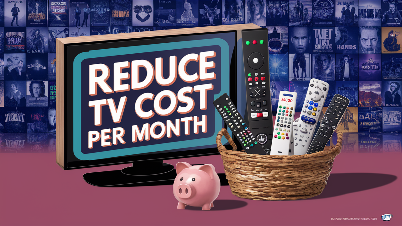 How can I Reduce my TV Cost per Month?