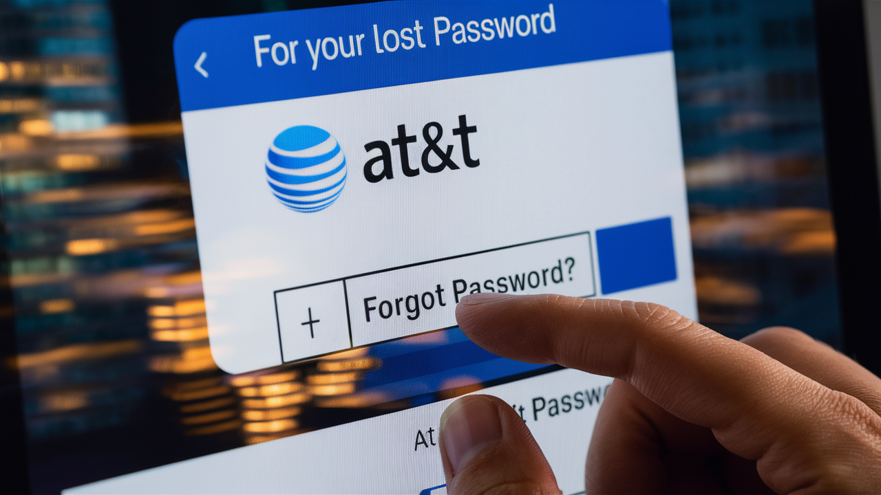 How do I find my AT&T password?