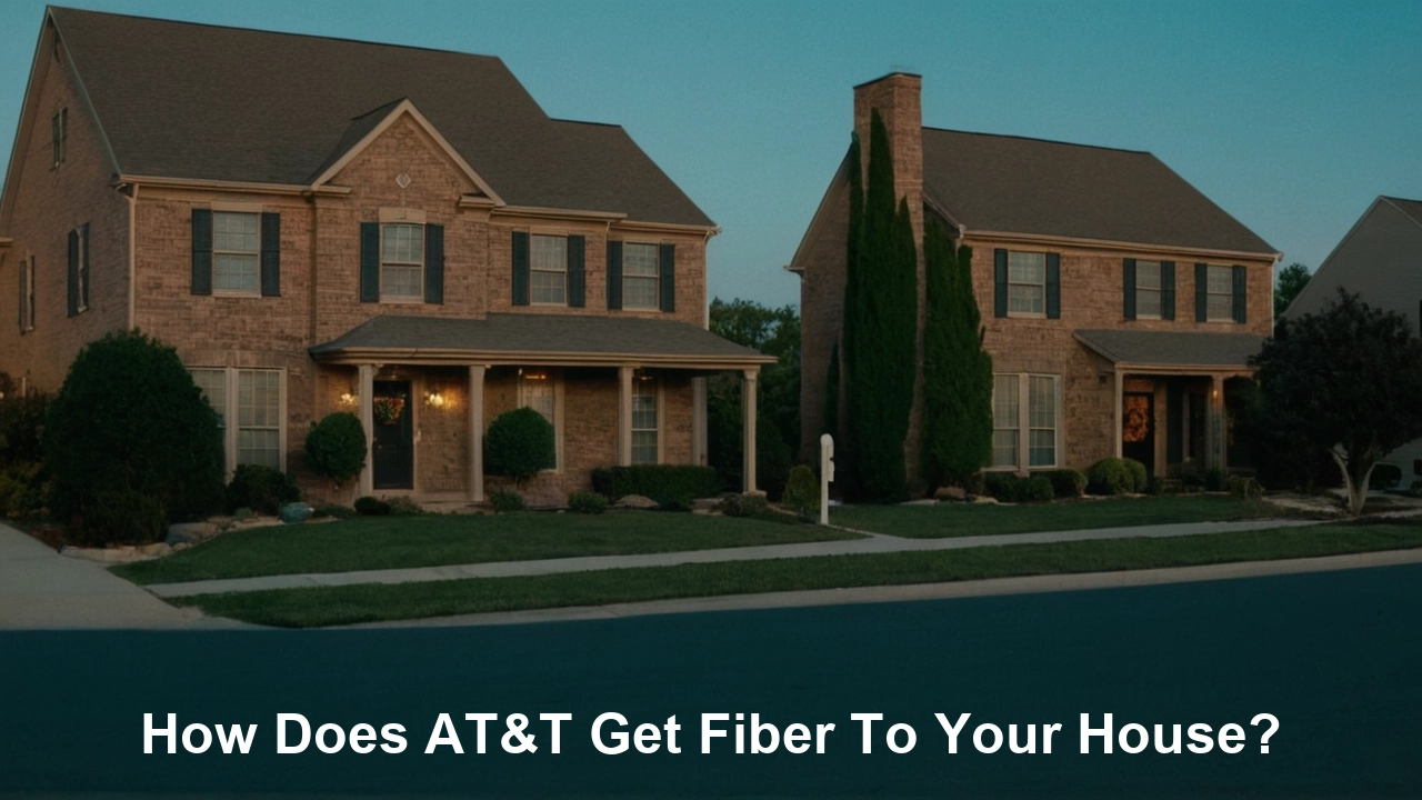 How does AT&T get fiber to your house?