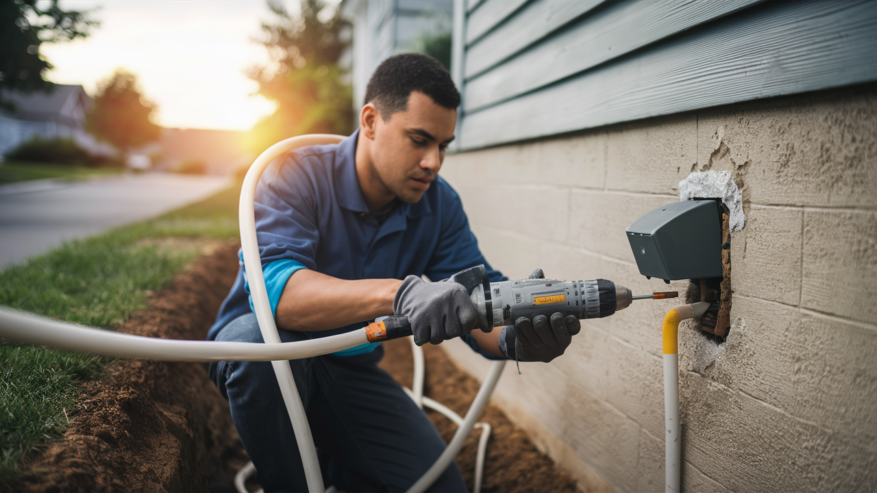 How does fiber internet connected to your house?