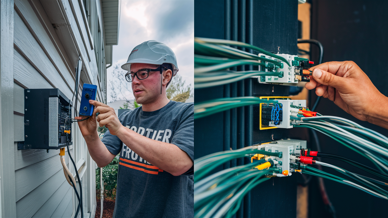 How Does Frontier Install Fiber Optic Internet?