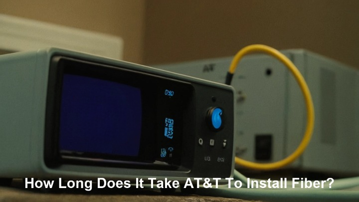 How long does it take AT&T to install fiber?