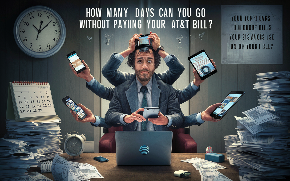 How many days can you go without paying AT&T bill?