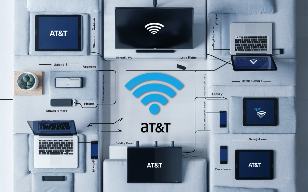 How many devices can I have on my AT&T WiFi?