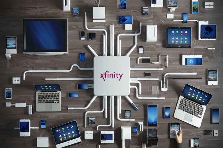 How many devices can Xfinity internet handle?