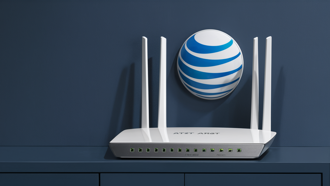 How many Ethernet ports does ATT fiber router have?