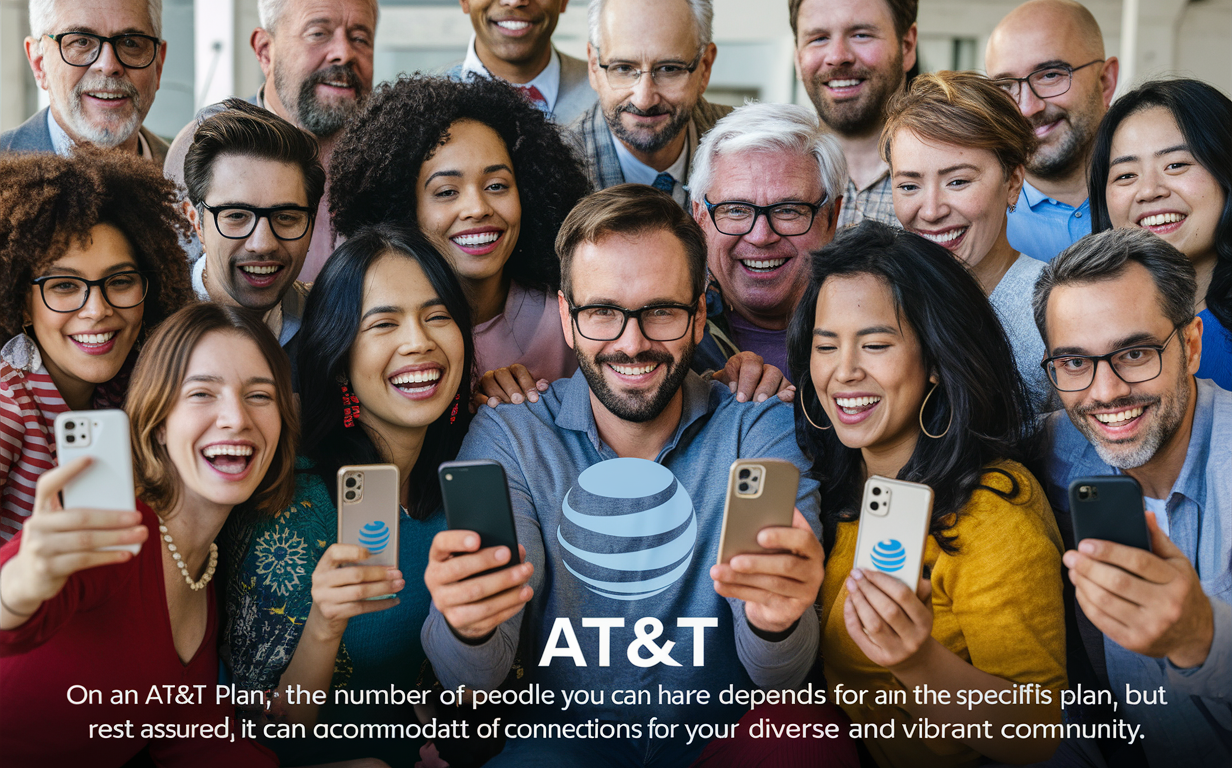 How many people can be on an AT&T plan?