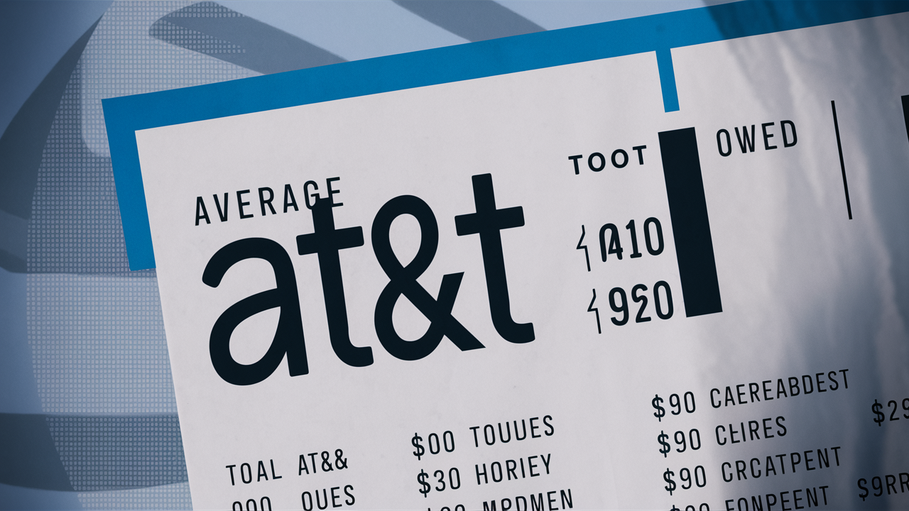 How much is an average ATT bill?