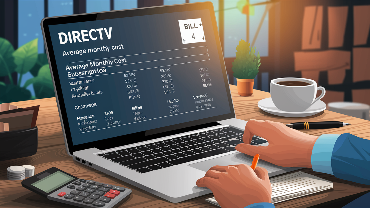 How much is an average DIRECTV bill?