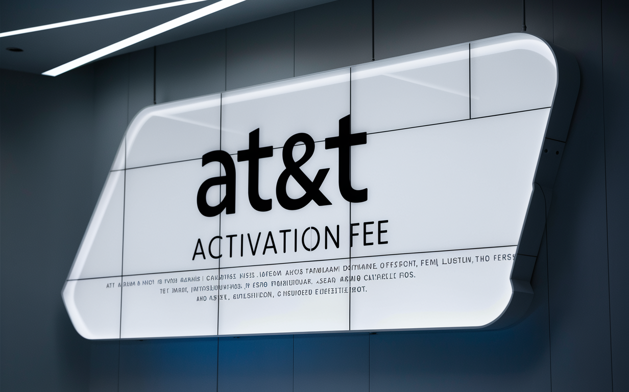 How much is the AT&T activation fee?