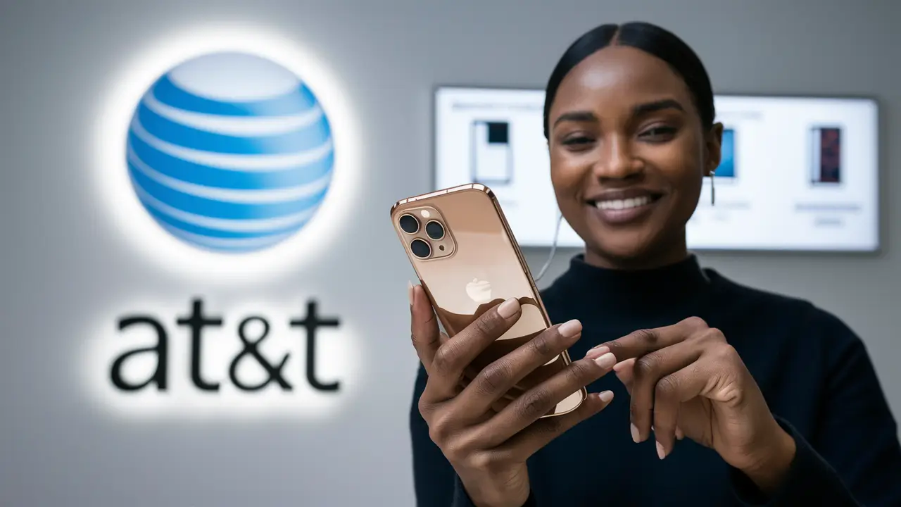 How much is the government discount with AT&T?