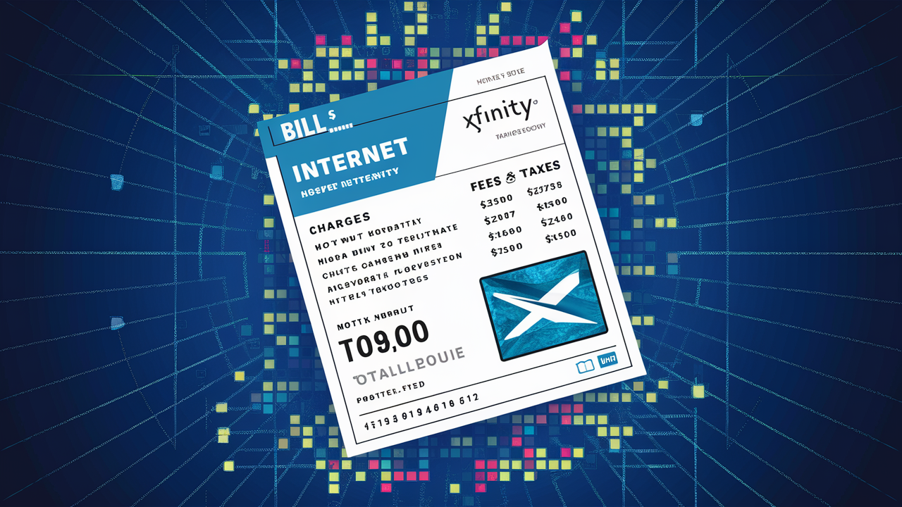 How much is the Internet bill for Xfinity?