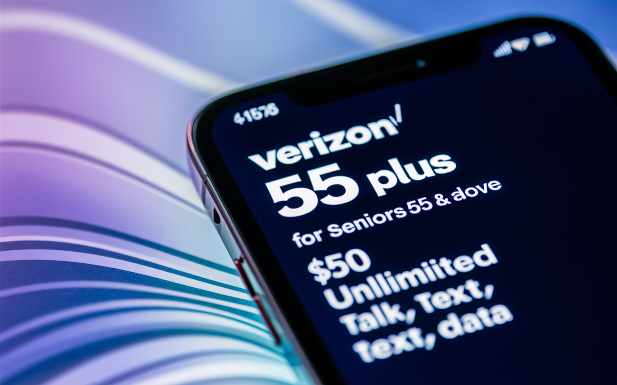 How much is the Verizon 55 Plus plan for seniors?