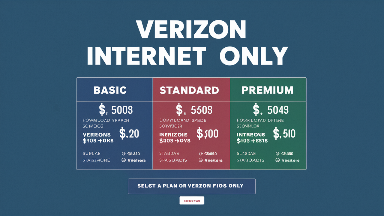 How Much Is Verizon Fios Internet Only?