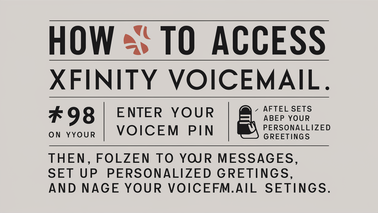 How To Access Xfinity Voicemail?