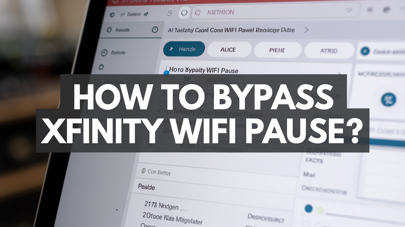 How To Bypass Xfinity Wifi Pause?