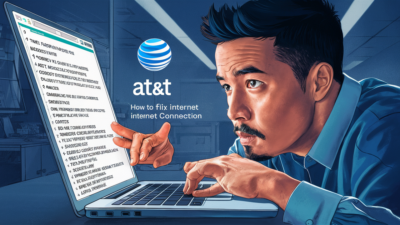 How to fix att internet?