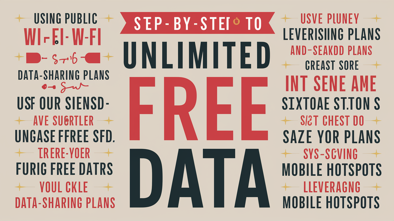 How to get free unlimited data?