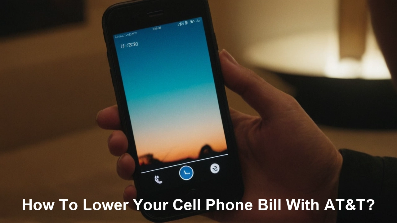 How to lower your cell phone bill with AT&T?