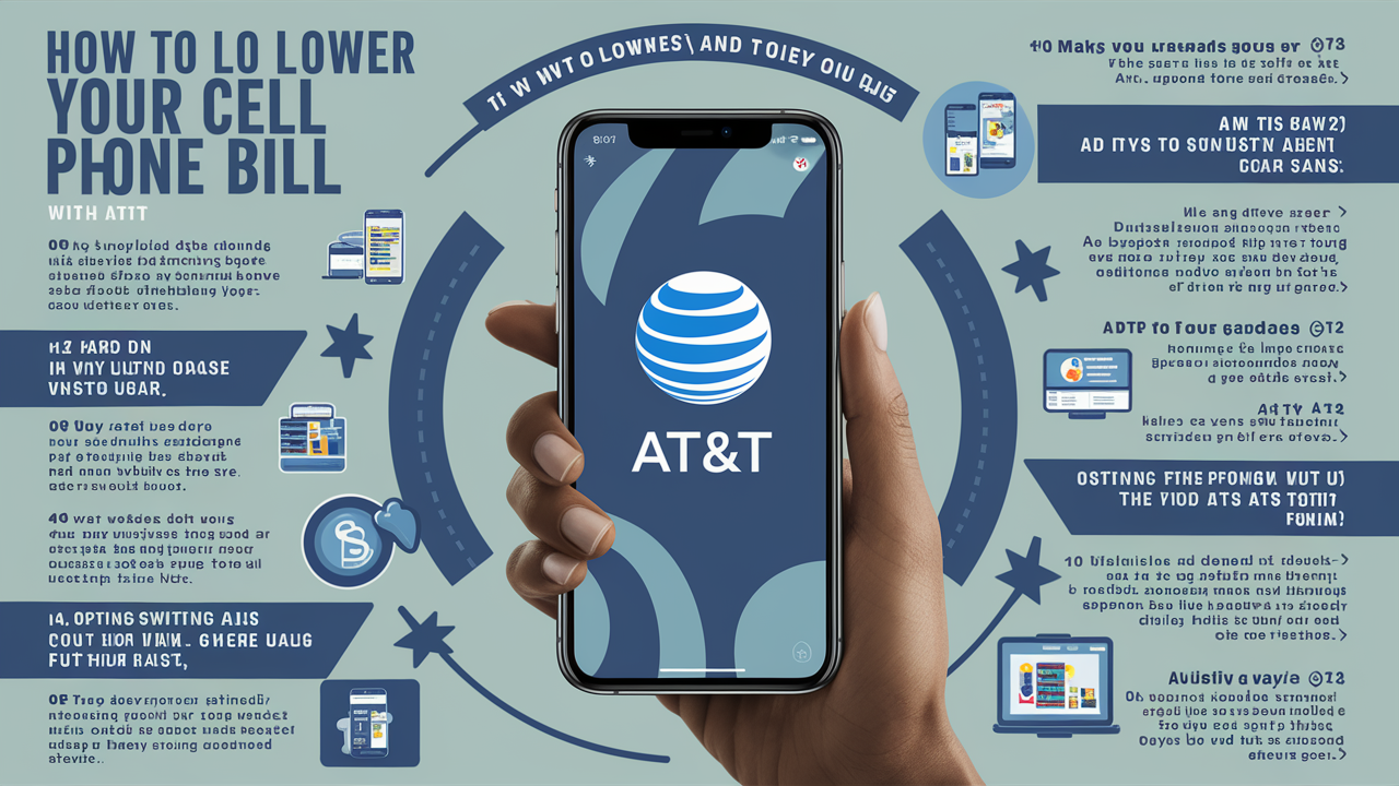 How to lower your cell phone bill with AT&T?