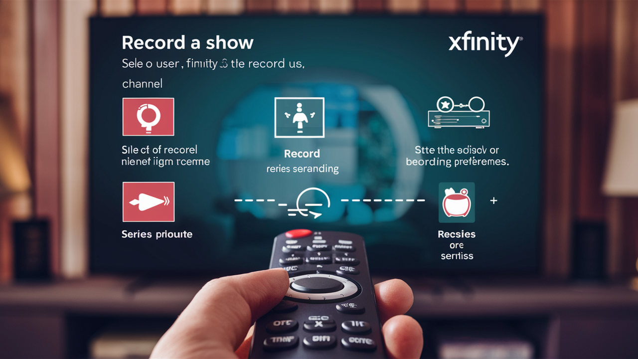 How To Record A Show On Xfinity?