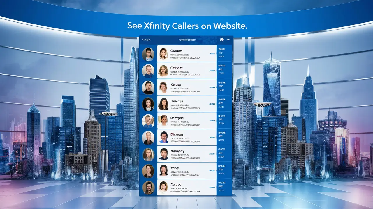 How To See Xfinity Callers On Website?