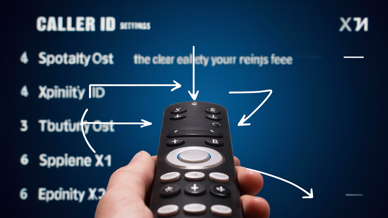 How To Turn On Caller Id On Xfinity X1?