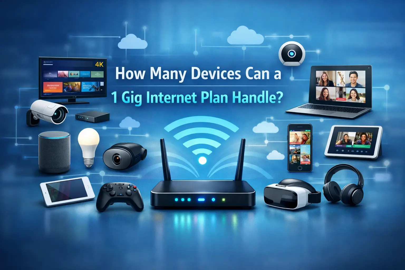 How Many Devices Can a 1 Gig Internet Plan Handle?